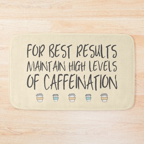 Item preview, For best results, maintain high levels of caffeination (dark text + coffee cups) designed and sold by Ofeefee.