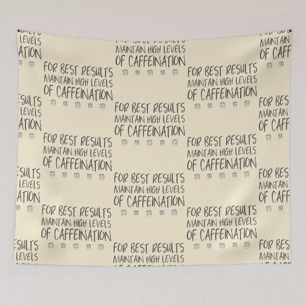 Item preview, For best results, maintain high levels of caffeination (dark text + coffee cups) designed and sold by Ofeefee.