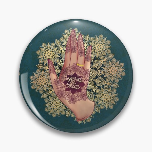 Item preview, Masala chai in henna tattoo designed and sold by Prita-D.