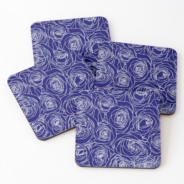 Item preview, Navy Blue Roses designed and sold by ColorObsession.