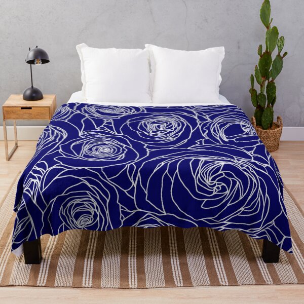 Item preview, Navy Blue Roses designed and sold by ColorObsession.