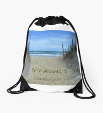 Show Me Your Ways O Lord Drawstring Bag