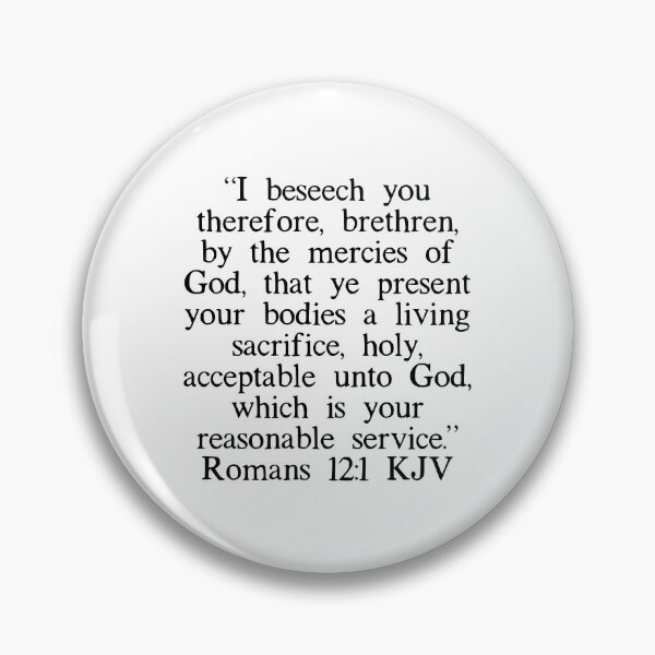 Item preview, Romans 12:1 KJV designed and sold by IBMClothing.