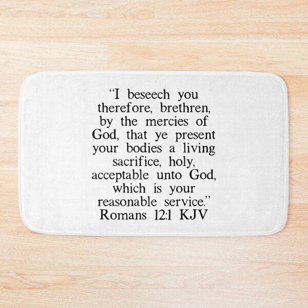 Item preview, Romans 12:1 KJV designed and sold by IBMClothing.