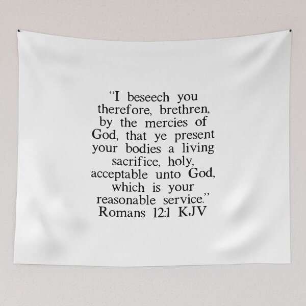 Item preview, Romans 12:1 KJV designed and sold by IBMClothing.