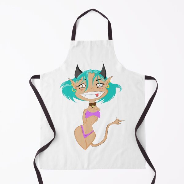 Item preview, Bikini Demon Girl - Blue Hair designed and sold by Smart Side.