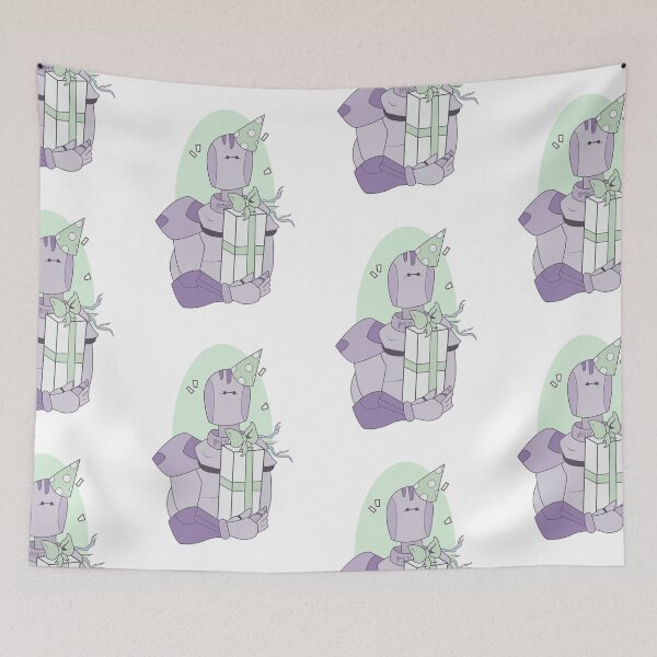 Item preview, Birthday Meep Robot Cute Sticker designed and sold by SoLittleSteph.