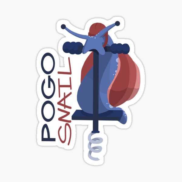 The Original Pogo Stick Sticker for Sale by sanctaseraphina