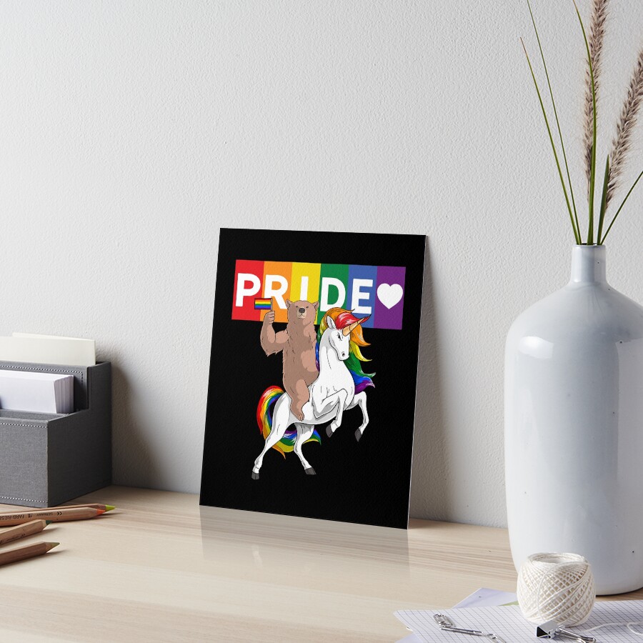 Gay Pride Grizzly Bear Paw Rainbow Canotta