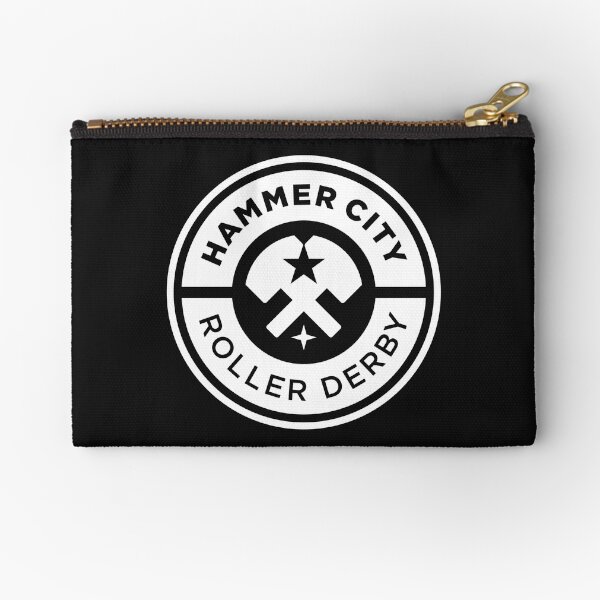 HCRD Official Logo - White Zipper Pouch