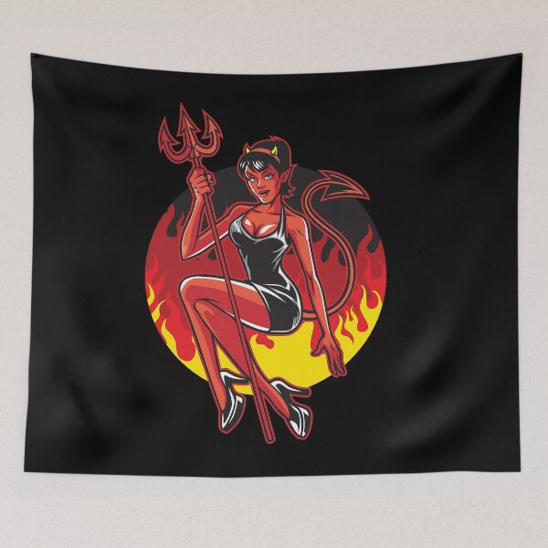 Item preview, Hot Devil Girl designed and sold by ozumdesigns.
