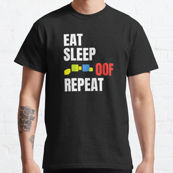 Roblox Games T Shirts Redbubble - code sleep repeat roblox banned