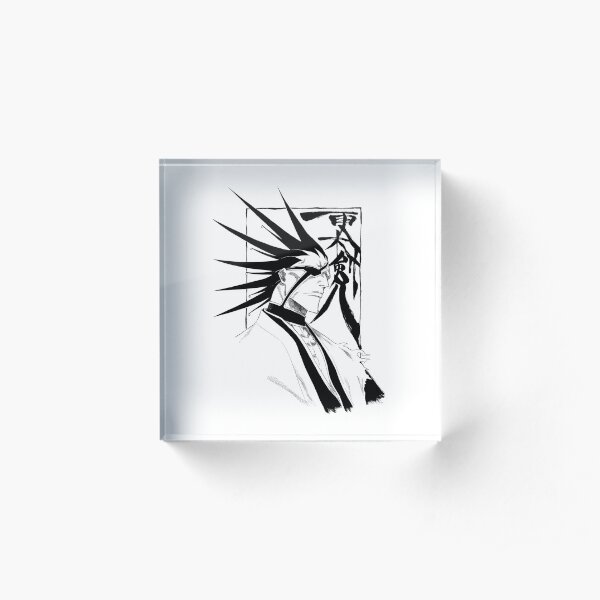 Kenpachi Zaraki (black) Acrylic Block