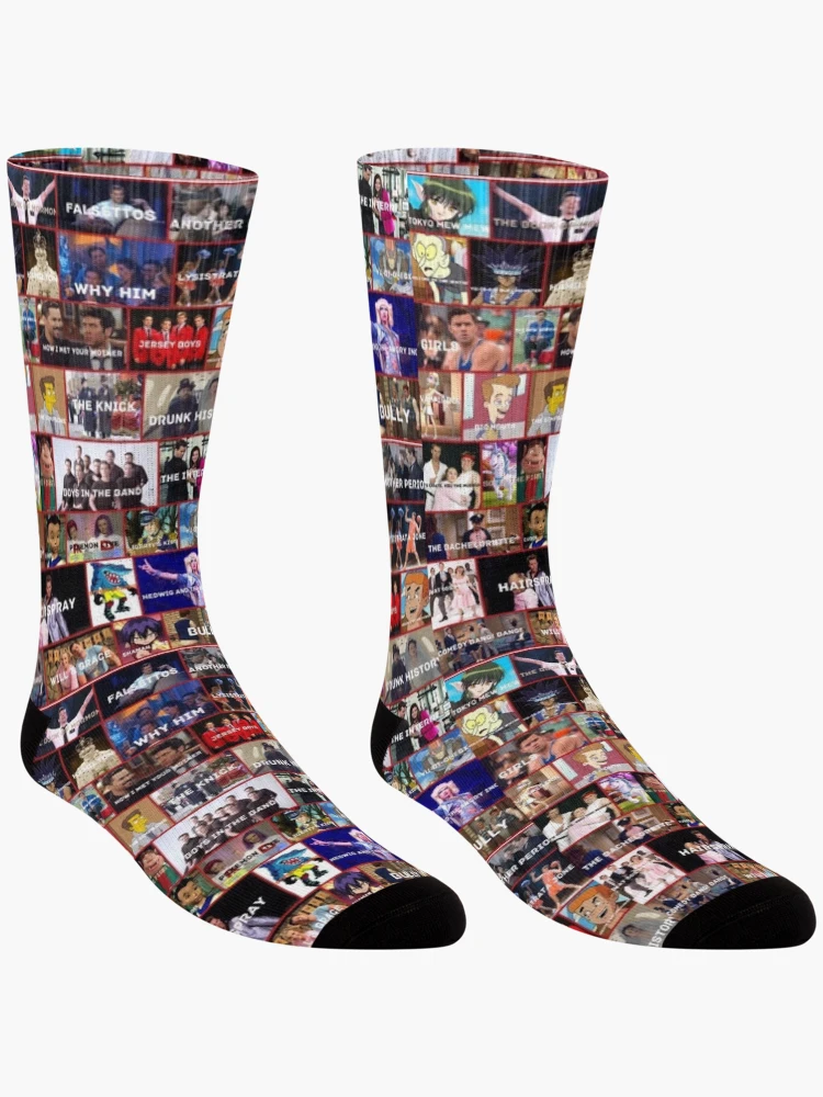 Thumbnail 3 of 5, Socks, Andrew Rannells Roles designed and sold by Alaina Fritzinger.