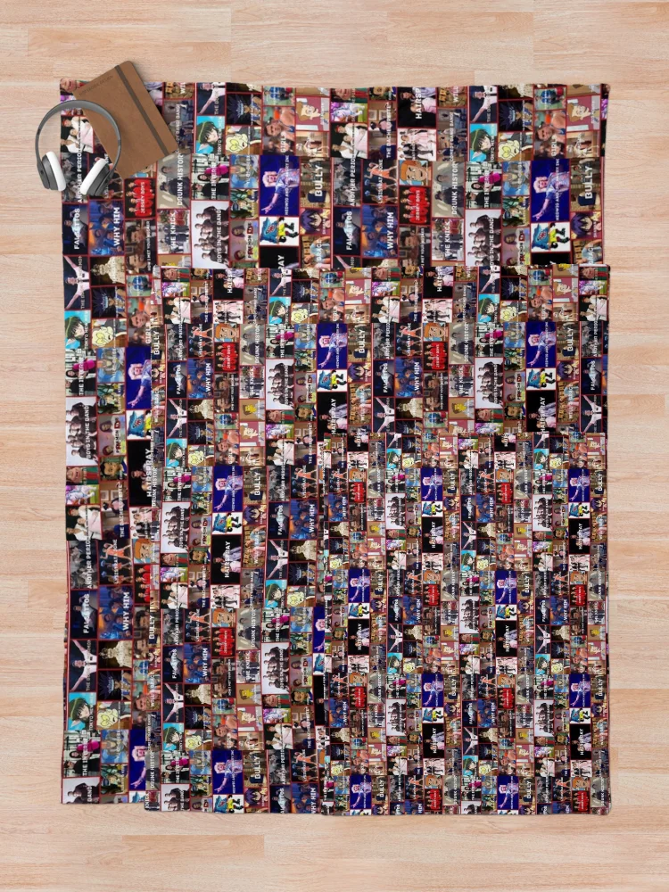 Thumbnail 5 of 6, Throw Blanket, Andrew Rannells Roles designed and sold by Alaina Fritzinger.