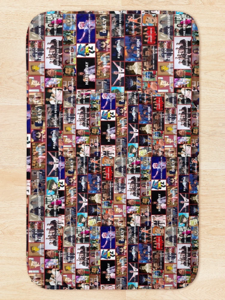 Thumbnail 5 of 6, Bath Mat, Andrew Rannells Roles designed and sold by Alaina Fritzinger.