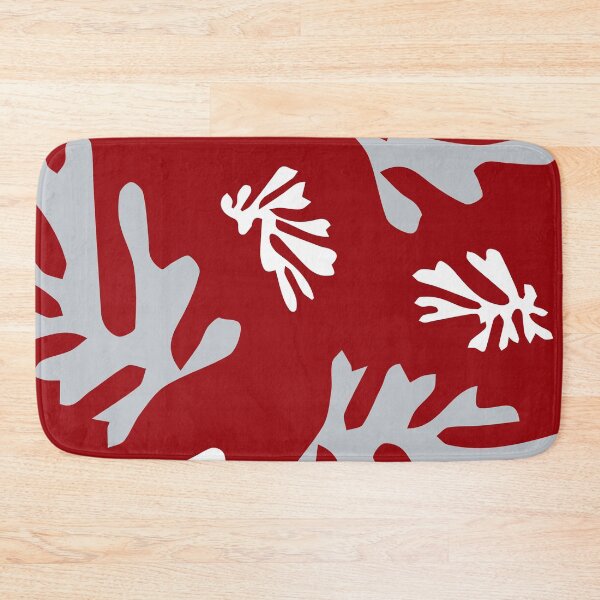 Item preview, Matisse Silver & Red Holiday Leaves Art  designed and sold by Leon Garlin.
