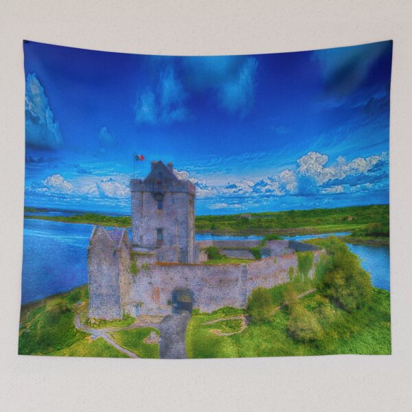 Item preview, Dunguaire Castle Art designed and sold by CathalDevlin.