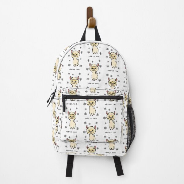 Item preview, Winter time with a cute llama designed and sold by jakezbontar.