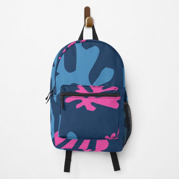 Item preview, Matisse Pink & Deep Blue Ocean Leaves designed and sold by Leon Garlin.