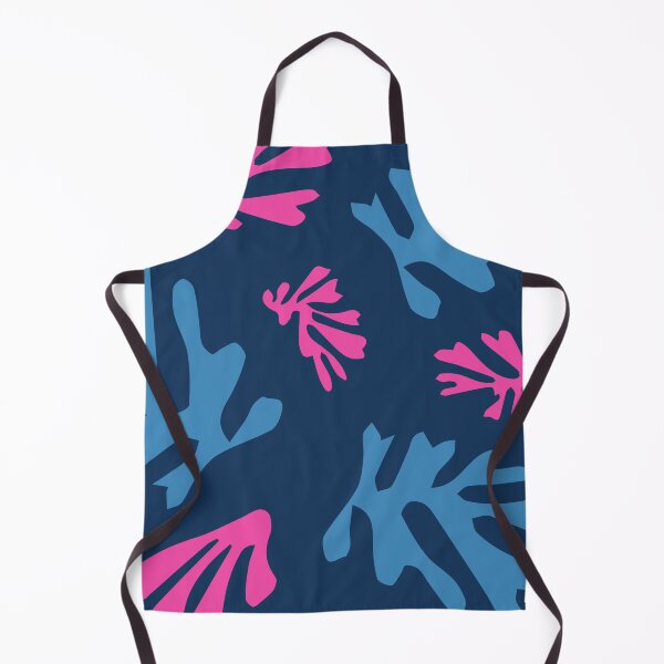 Item preview, Matisse Pink & Deep Blue Ocean Leaves  designed and sold by Leon Garlin.