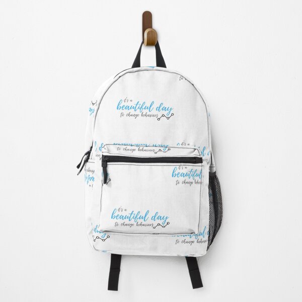 Item preview, Beautiful day to change behaviors blue designed and sold by bcbayay designs.