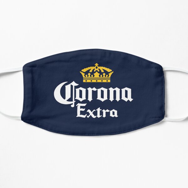 Corona Beer Funny Parody - Cooles Motorrad oder lustige Helmaufkleber und Bikergeschenke Flache Maske