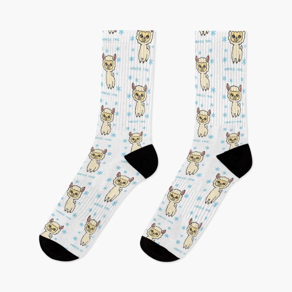Item preview, Winter time with a cute llama designed and sold by jakezbontar.