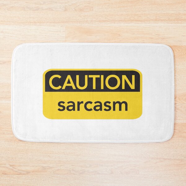 Item preview, Funny Caution Sarcasm designed and sold by vladocar.