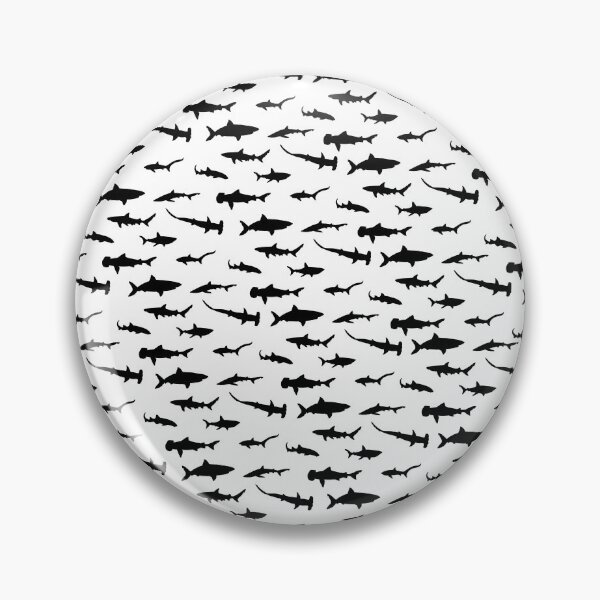 Item preview, Shark Pattern Black designed and sold by Miles J..