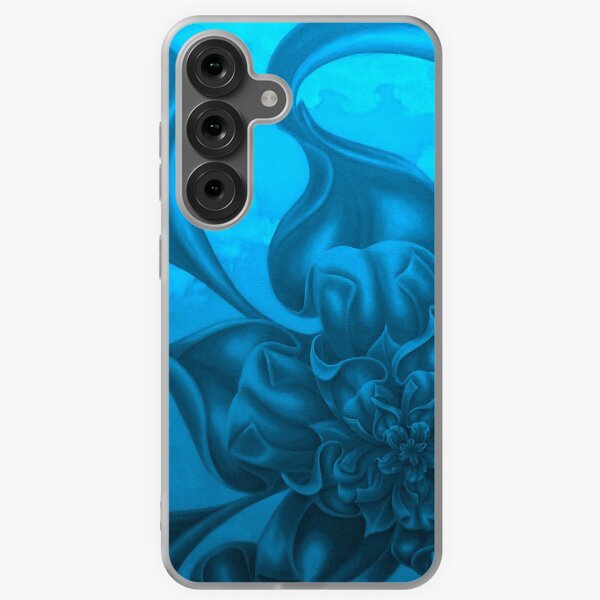 Blue Bloom Samsung Galaxy Soft Case