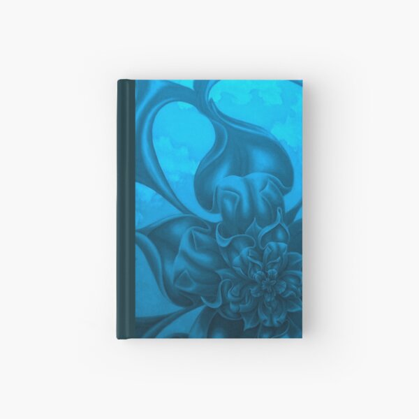 Blue Bloom Hardcover Journal