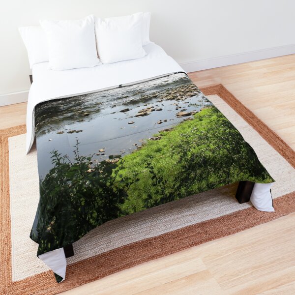 Merch #94 -- Stream Between Trees - Shot 3 (Hadrian's Wall) Comforter