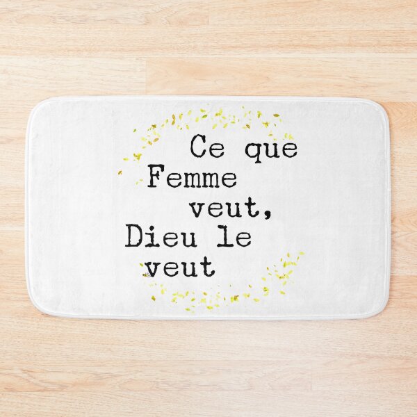 Item preview, Ce que Femme veut, Dieu le veut designed and sold by hRSidesigns.