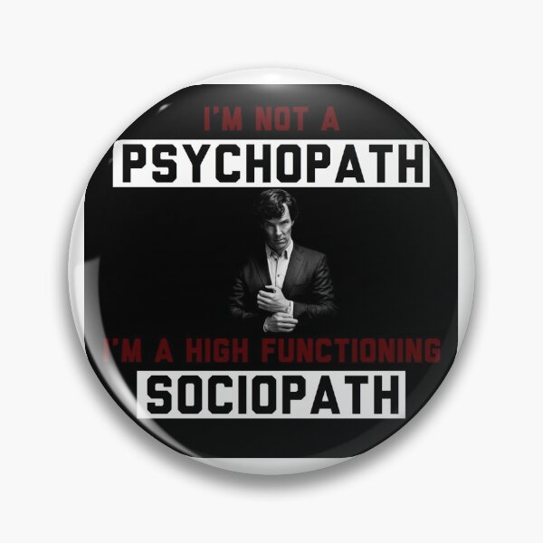 Item preview, Sherlock Sociopath Design designed and sold by Leon Cook.