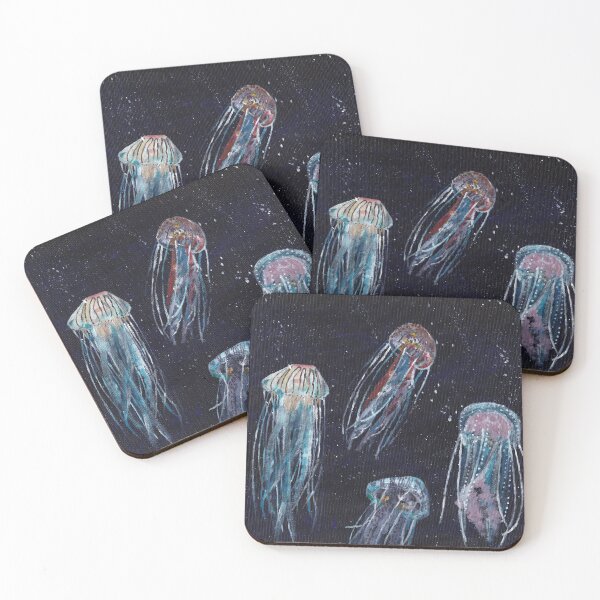 Item preview, Jellyfish on Black designed and sold by k.d schubach.