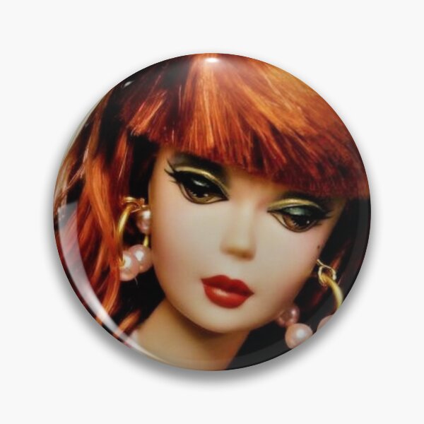 Item preview, redhead vintage digital art edit 1970s print mask diva doll vintage print mask poster  mysticladyart designed and sold by mystic lady vintage art and fashion designs.