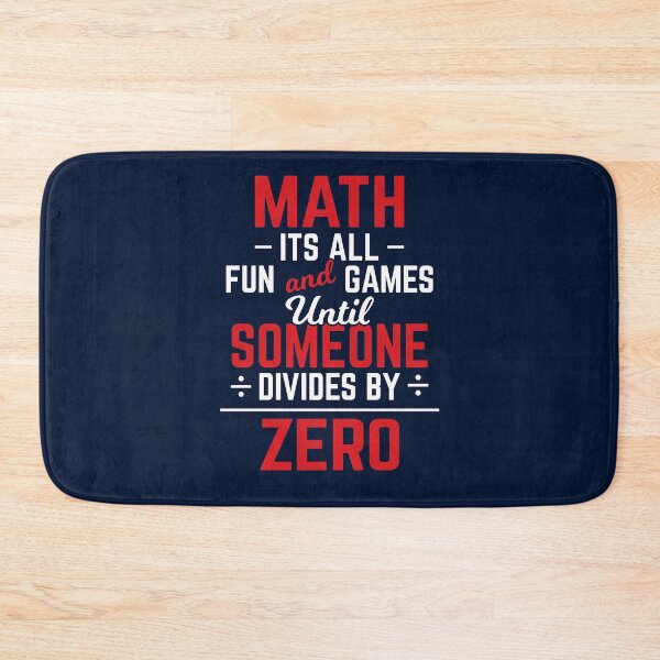Item preview, Math Gift All Fun and Games Divide by Zero Match Teacher Student designed and sold by modernmerch.