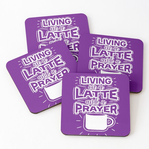 Item preview, Living On A Latte And A Prayer designed and sold by byebyesally.