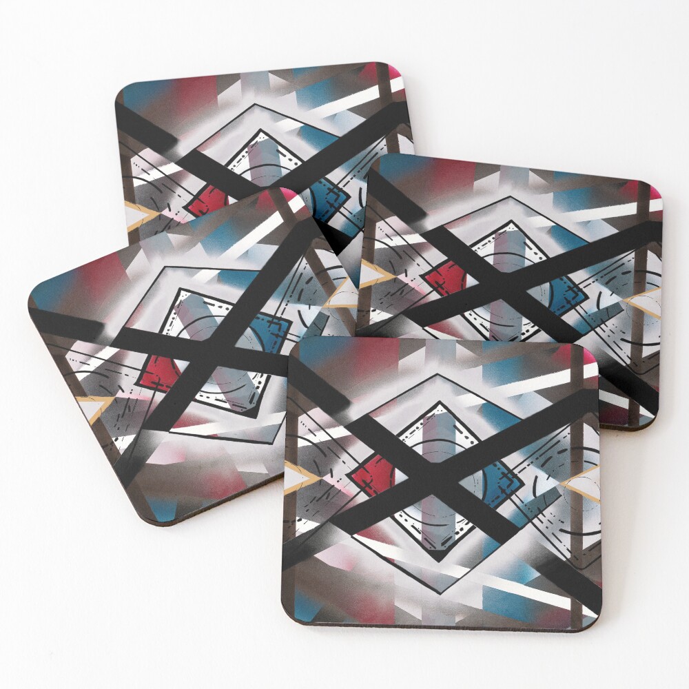Item preview, Coasters (Set of 4) designed and sold by D7ArtStudio.