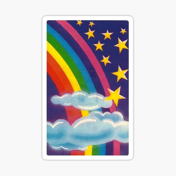 "Rainbow Art" Sticker For Sale By Lilymclauchlan | Redbubble