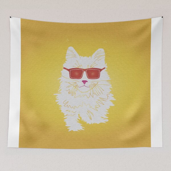 Aperçu de l'œuvre Chat Star en style Pop Art créée et vendue par LaBeauteEtMoi.