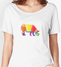 Paper Craft Rhino Women's Relaxed Fit T-Shirt