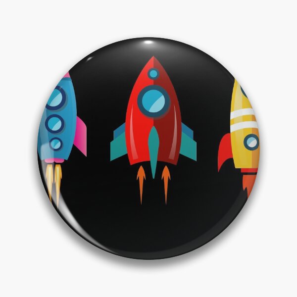 Item preview, Illustrated Space Rocket designed and sold by vladocar.