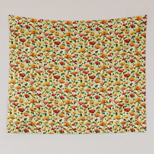 Item preview, Poppies Retro Trendy Vintage  designed and sold by Guy Christophe Tixier.