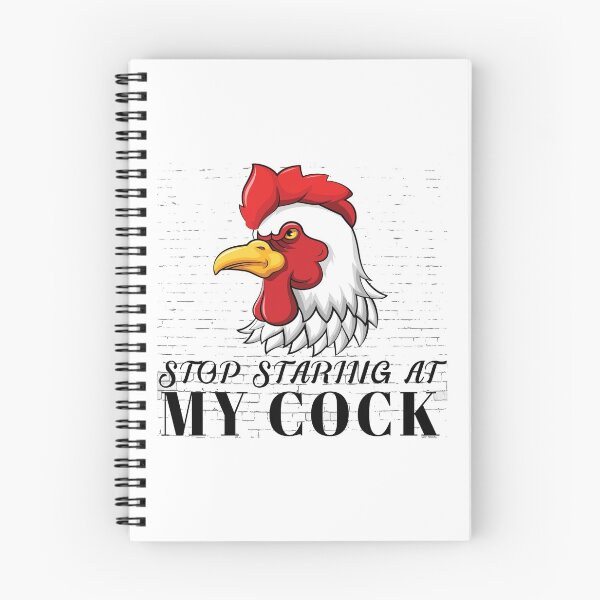 Item preview, Stop Staring At My Cock Funny Chicken T-Shirt designed and sold by bestdesigns2020.