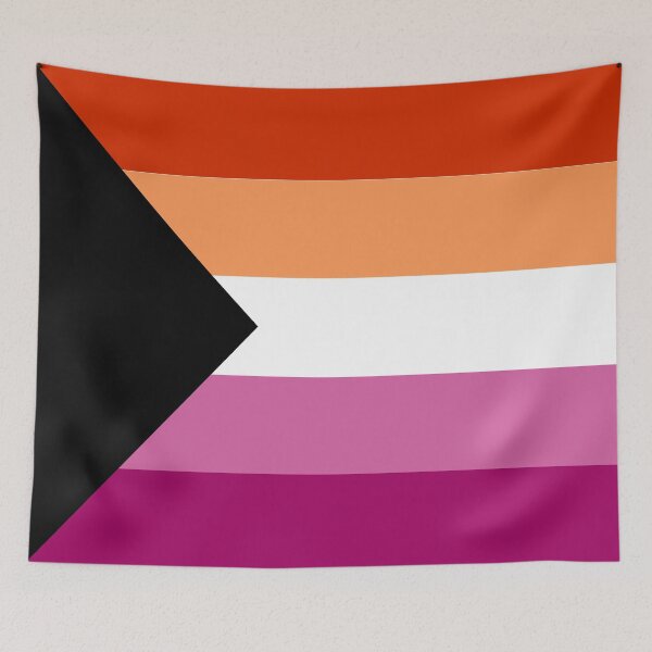 Item preview, Demi Lesbian Flag - Demisexual, Demiromantic Lesbian designed and sold by BitterbluePine.