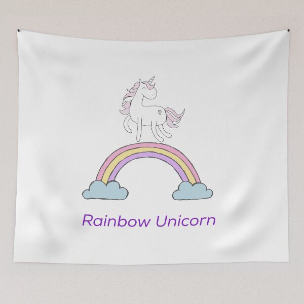 Artikelvorschau, Regenbogen-Einhorn entworfen und verkauft von StoaMart.