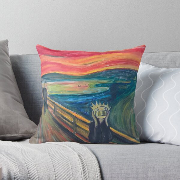 The Scream, or The WEEN? Throw Pillow
