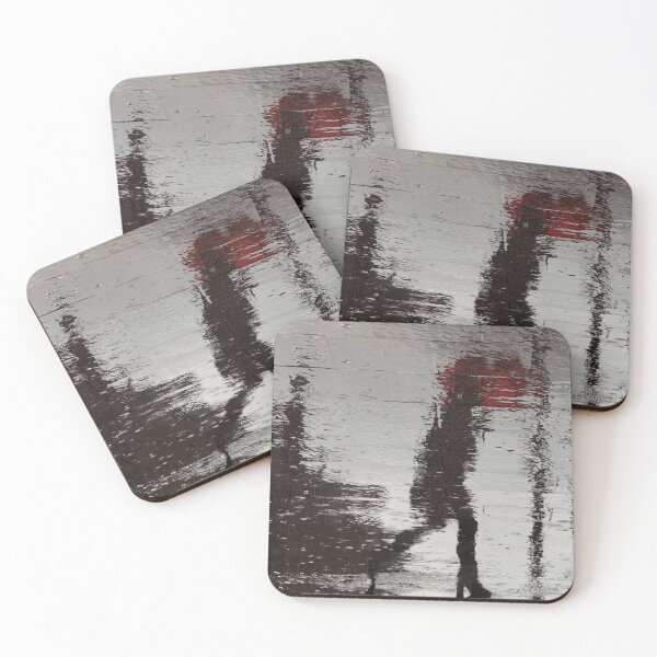 Item preview, Red Umbrella Reflections in the Rain designed and sold by Josephines-ZA.